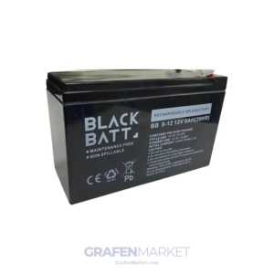 BLACK BATT 12 V 9 Ah Kuru Tip Akü / Batarya