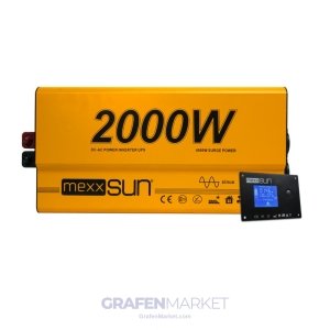 MEXXSUN 2 kW (2000W) 12 V UPS Tam Sinüs İnverter - Remote Ekran